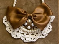 Ruffles And Stuff Doily Necklace